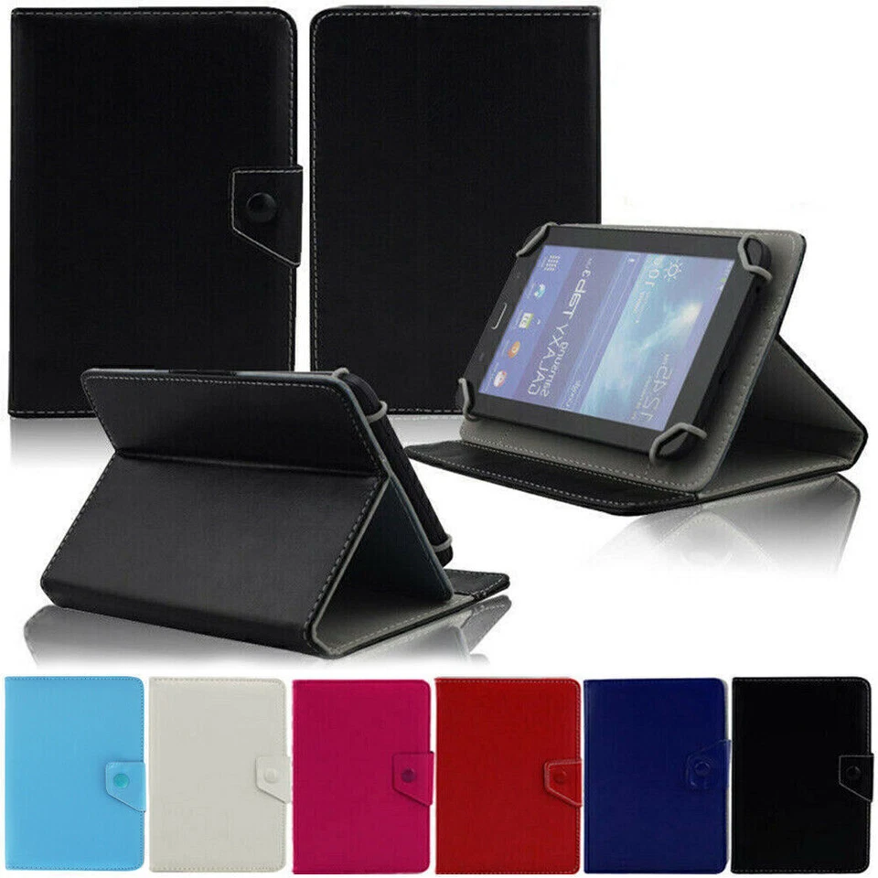 Leather Cover Soft Case Stand For Samsung Galaxy Tab A/E/S 7.0 8.0 10.1 Tablet - Image 2 of 4