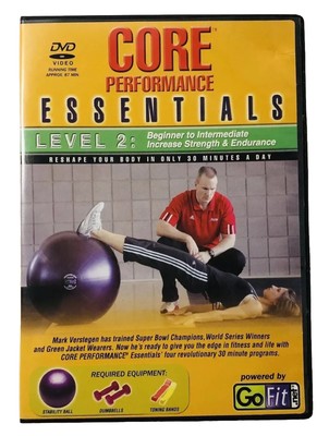 Core Performance Essentials Level 2 DVD Reshape Your Body/30 Mins A Day 