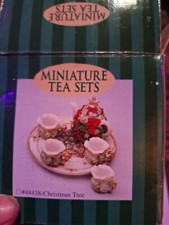 miniature tea set vintage ceramic