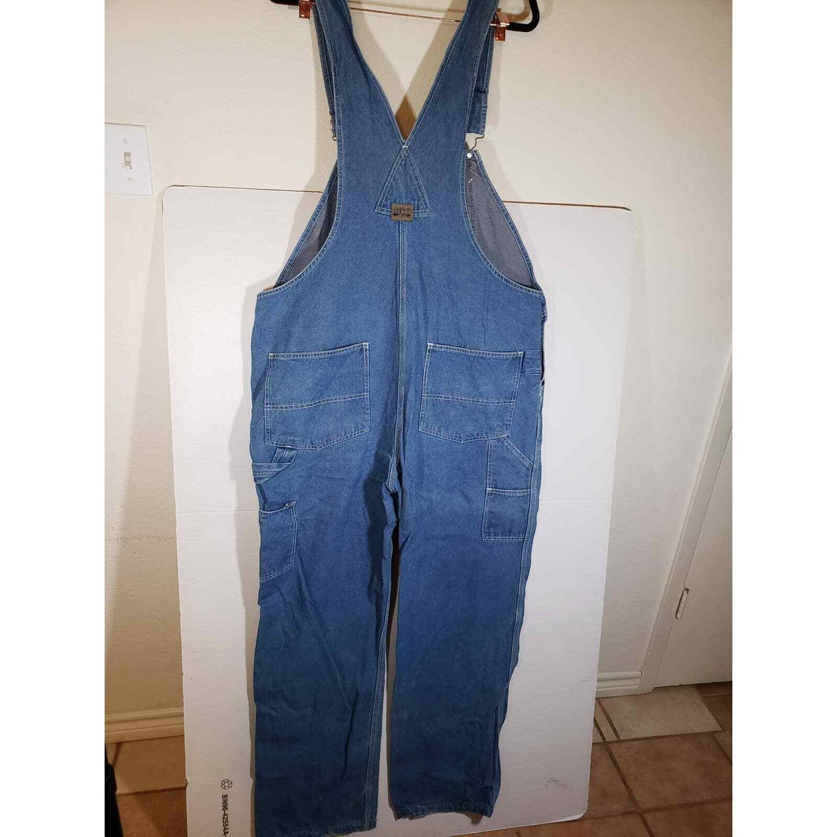 Vintage Big Smith Carpenter Bib Overalls 44/32 Farmer 90s Y2K