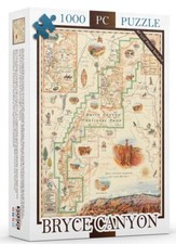 Bryce Canyon National Park 1000 Piece Jigsaw Puzzle Xplorer Maps New