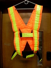 NORTH Safety High Vis Fluorescent Harness Belt Bretelle 3XL Orange and Yellow HR