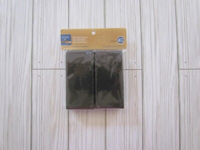 Artists Loft Black Mini Canvas Panel set of 4 pcs 2''x4''