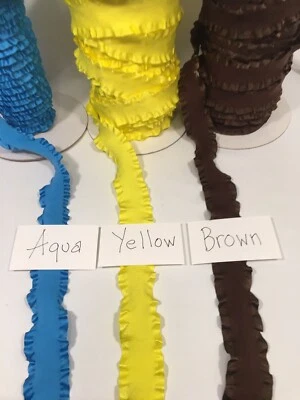 Double Ruffle Ribbon 1 1/2 inch Wide  - Image 1 of 3