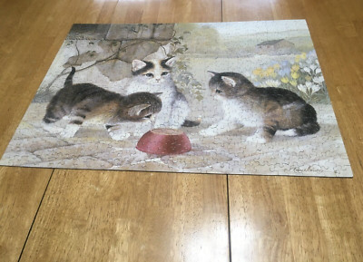 CRYING OVER SPILT MILK ~ 550 PC. PUZZLE FROM MB ~ COMPLETE