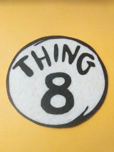 DR. SEUSS THING 8 LOGO PATCH GREAT FOR ANY COLLECTION!