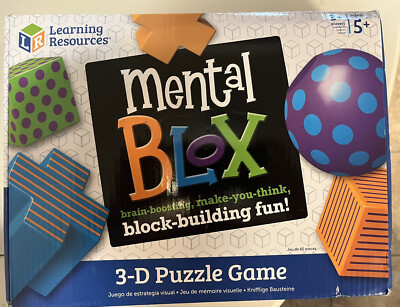 Learning Resources Mental Blox Critical Thinking Activity Set 20pkg Sealed New