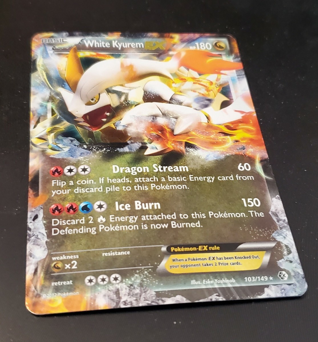 ホワイトキュレムEX HP180 Pokémon White Kyurem-EX HP-180. 103/149 | eBay