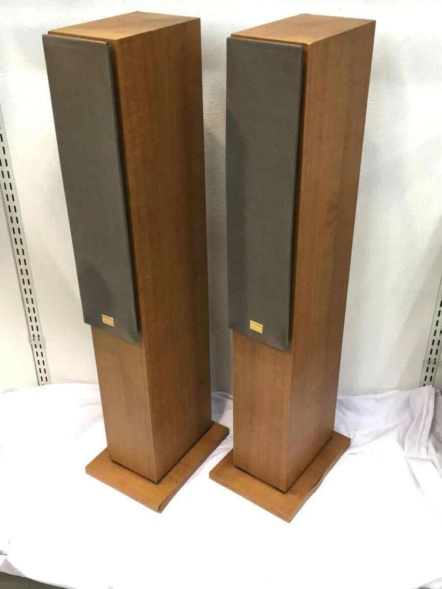 ONKYO D-105F speaker brown black 2 WAY tallboy bass reflex 2000s 872 mm used