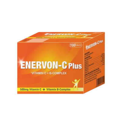 ENERVON-C Vit C 500mg + Vit B-Complex (100's) Increase Energy Immunity