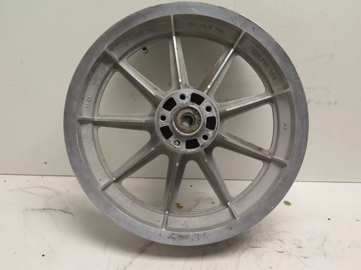 Oem Harley Davidson 9 Spoke Mag Rear Wheel 70 84 AMF Shovelhead Timken Bearing