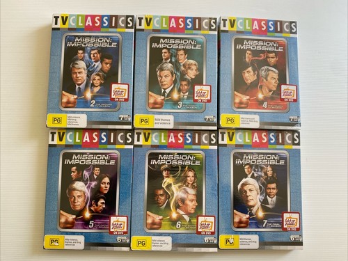 DVD - MISSION IMPOSSIBLE Complete Season 2 3 4 5 6 7 - R4 - BRAND NEW & SEALED