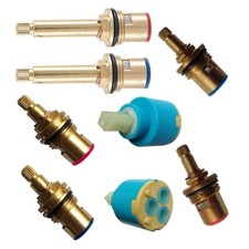Universal Replacement Tap Valves Brass Ceramic Disc Cartridge Inner Faucet Valve