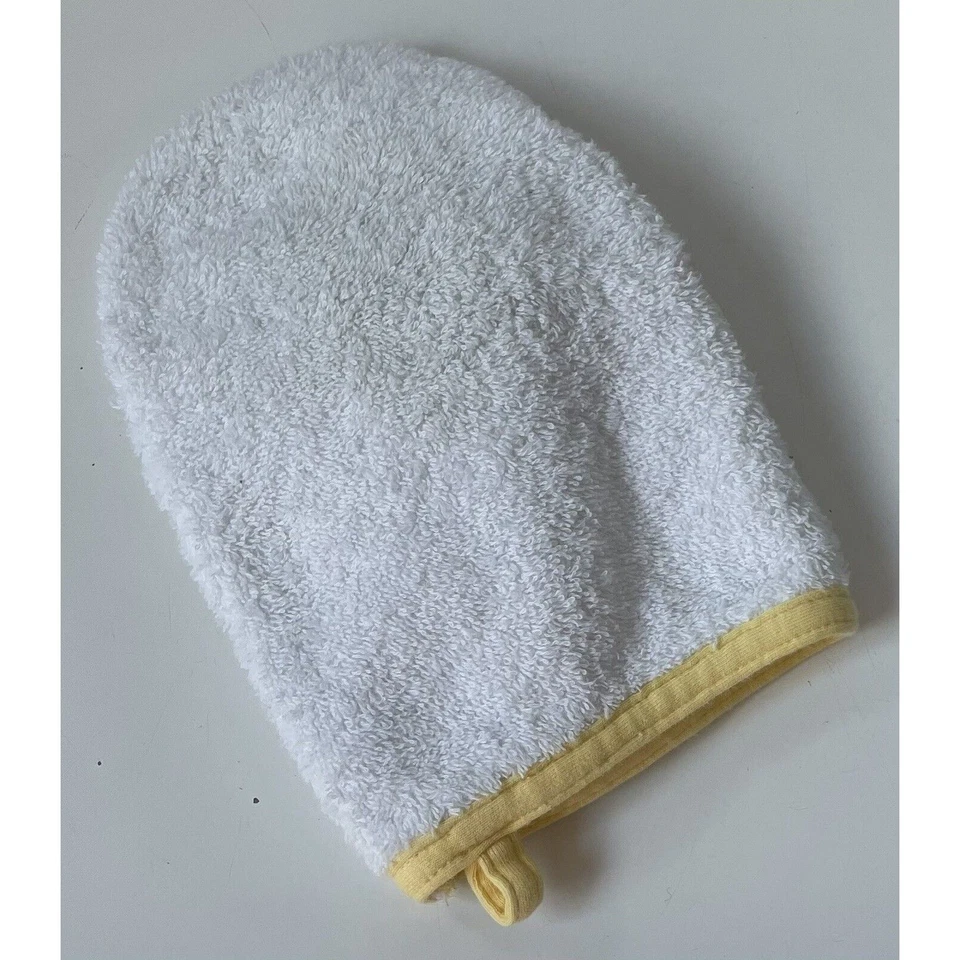 Toalha de mão infantil vintage Gymboree pato branco bico laranja 2001 - Imagem 4 de 4