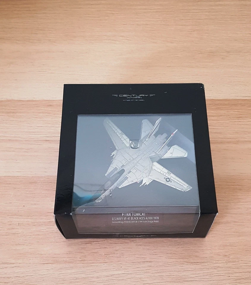 Century Wings 1/144 CW589728 Grumman F-14A Tomcat USN VF-41 Black Aces - Image 3 of 4