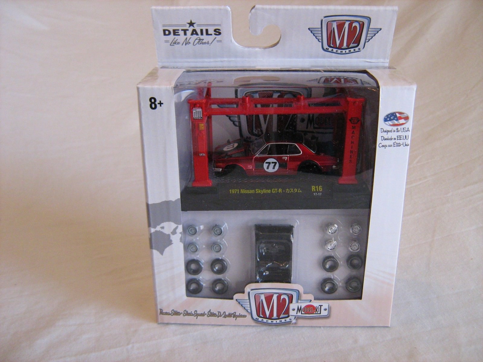 M2 Machines Model Kit Release 16 '71 Nissan Skyline GT-R