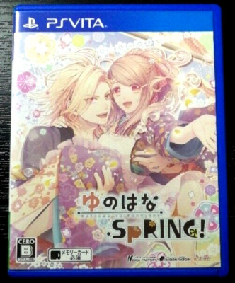 PS VITA Yunohana SpRING! 2015 Idea Factory Japanese Games Tested Genuine