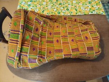 SACCA CUSTODIA STRUMENTI  PER DJAMBE AFRICANO GRANDE ARANCIO cm 57x37 CA.