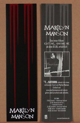 Marilyn Manson Eat Me, Drink Me - Promosticker 2007 Tourdates
