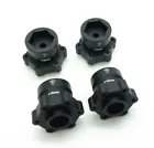 Treal B07KSSHMPB 铝轮毂间距 +15 毫米 适用于 Losi LMT 黑色