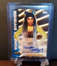 2021 TOPPS WWE WOMEN'S DIVISION KAYDEN CARTER 12/25 AUTOGRAPH