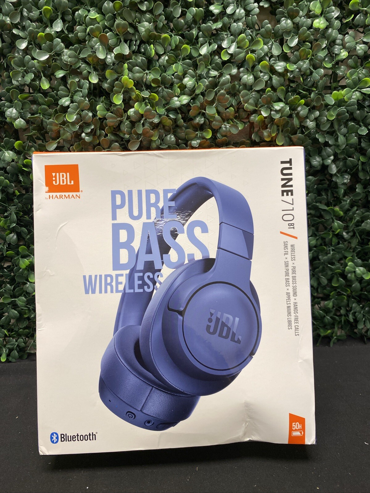 JBL Tune 710BT Wireless Over-Ear Headset - Blue