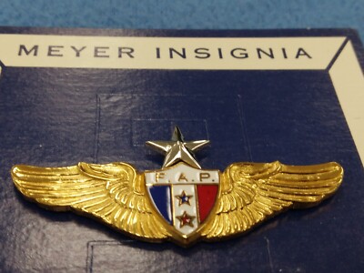 MEYER F.A.P. WING BADGE INSIGNIA PIN - NEW 2 INCH | eBay