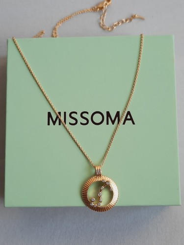 Missoma Scorpio Zodiac Pendant Necklace New With Box - Picture 7 of 10
