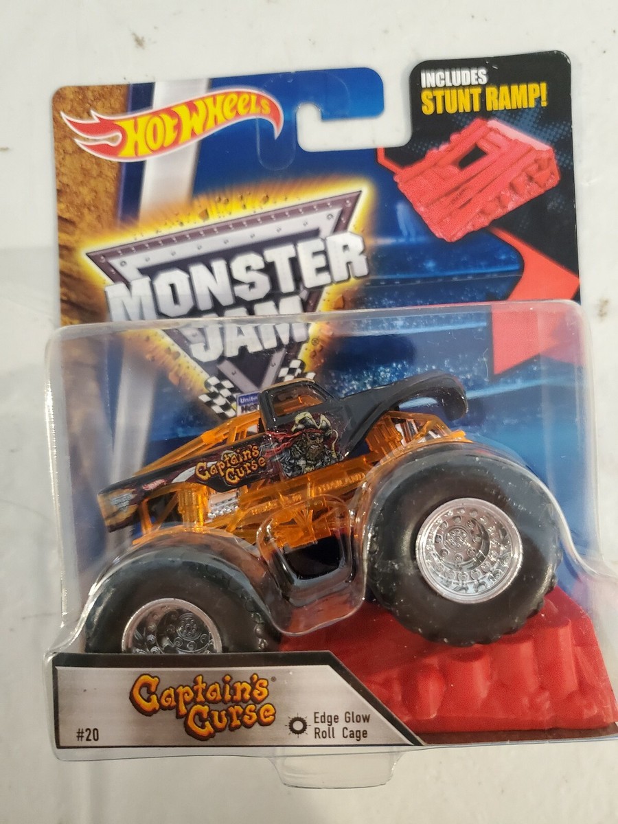 Hot Wheels Monster Jam Captains Curse Includes Stunt Ramp