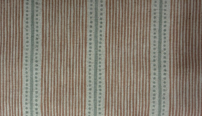 Garcia Streifen Baumwollstoff CORAL SEASPRAY Natur 280 cm breit Gardinen Rollo
