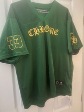 NEW Chrome Hearts Green Yellow Logo Mesh Jersey size M w/ tag stadium lot 33