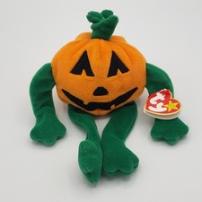 Ty Retired Beanie Baby Pumkin Pumpkin Halloween 1998