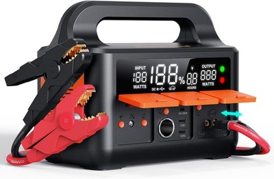 KeenPower 8000A Jump Starter LiFeMnPO4 12V Fast Charging Large Screen