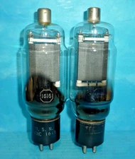 2 RCA USN CRC 1616 Rectifier Tubes Tested