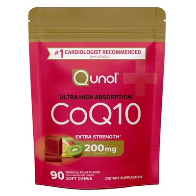CoQ10, Tropical Fruit, 90 Soft Chews (100 mg per Soft Chew)