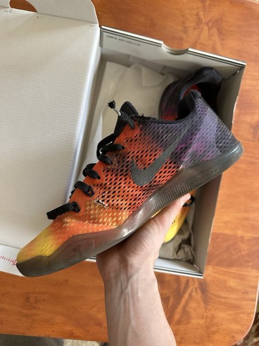 Nike Kobe 11 Sunset Men’s Size 10 836183-805 Rare Colorway - Used Authentic - Picture 7 of 12