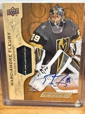 2018-19 Upper Deck Engrained Marc-Andre Fleury Patch Auto #20/25