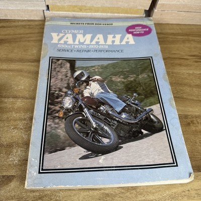 Clymer Yamaha 650cc Twins 1970-1978 Service Repair Performance