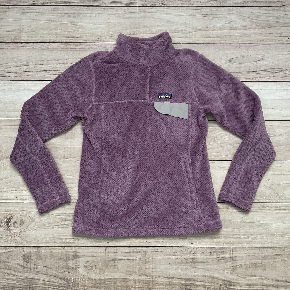 90s patagonia パープル フリース トレーナー 90s patagonia パープル