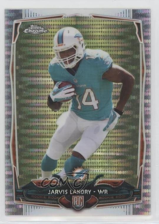 2014 Topps Chrome Pulsar Refractor Jarvis Landry #177 Rookie RC h8k