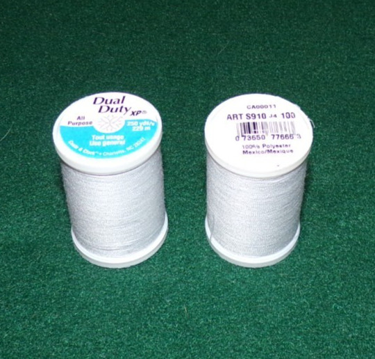 Coats & Clark, Dual Duty All Purp Polyester Thread, 250 yds, White (0100)