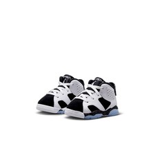 TODDLER JORDAN 6 RETRO DV3606-108 WHITE/BLACK-SIZE 8