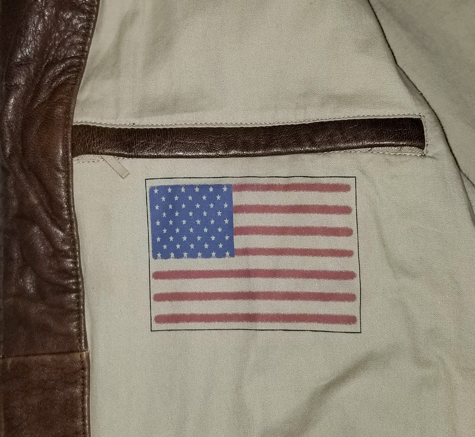 PENDLETON Leather Centennial Bomber Jacket Brown … - image 9