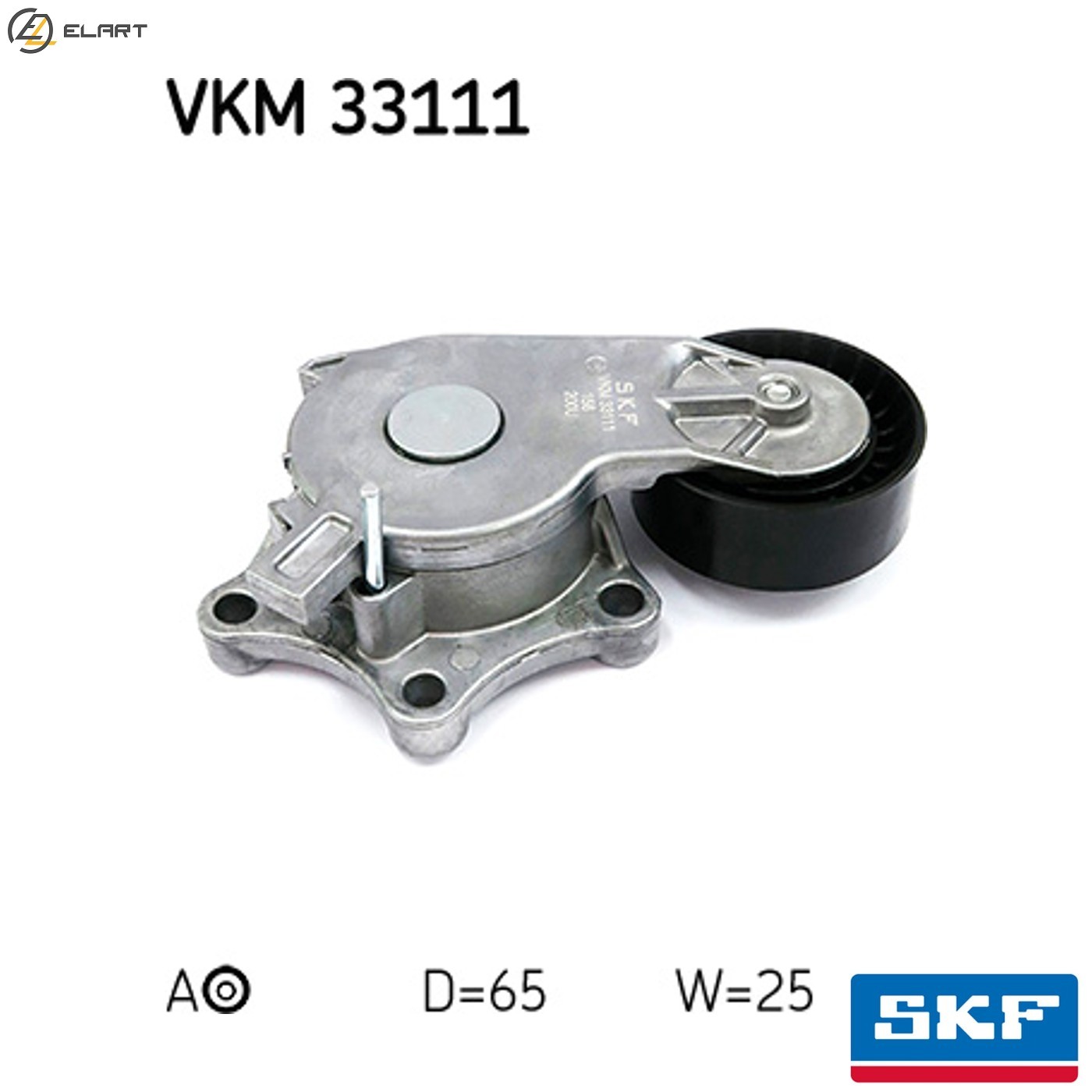 BELT TENSIONER VRIBBED BELT VKM 33111 FOR PEUGEOT PARTNER/PATAGONICA/URBANA 1.4L