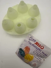 Jell-O NWT Easter 6 Egg Jigglers Hinged Gelatin Mold Jello + Recipes