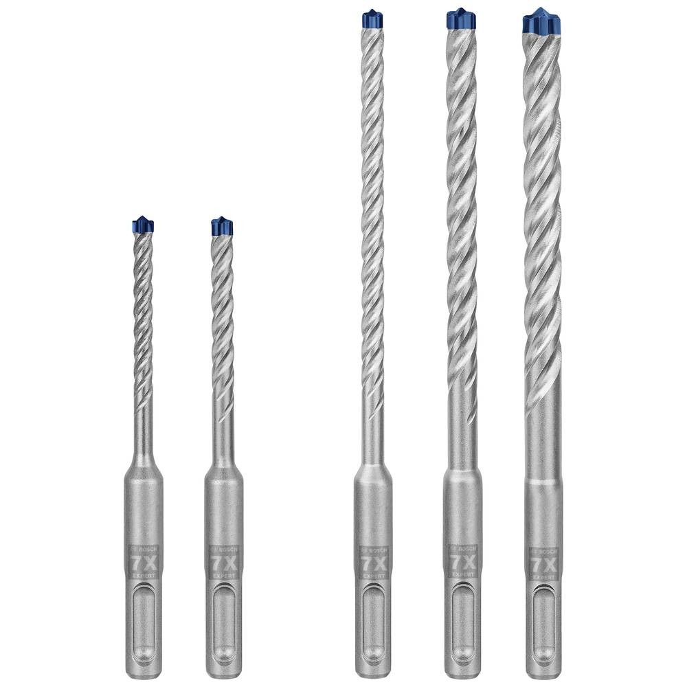 Foret SDS plus-7X Bosch EXPERT à 4 taillants carbure pour béton armé