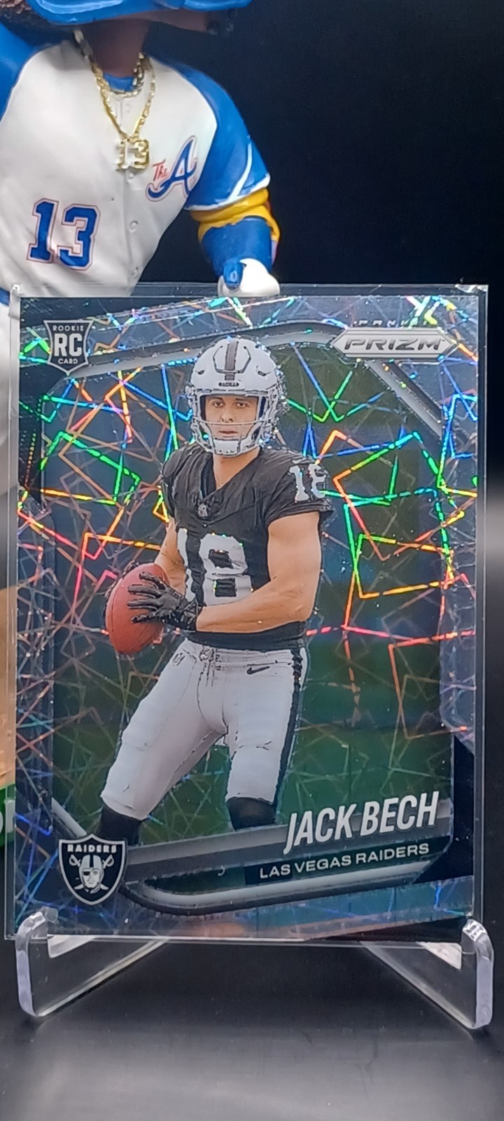 🔥Jack Bech (RC)🔥Lazer Prizm🔥2025 Panini Prizm #346 Rookie - Raiders