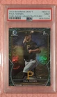 2023 Bowman Draft Chrome Paul Skenes #BDC-14 Aqua Lunar Crater Refractor 113/125