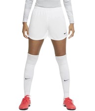 Nike Womens Hertha II Athletic Workout Shorts, white, L