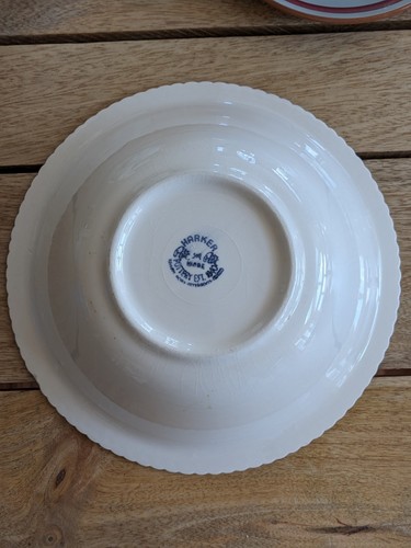 Harker Ware Keramik Est 1840 Runde Grau Servierschale 8,5"; Top Zustand - Bild 5 von 7